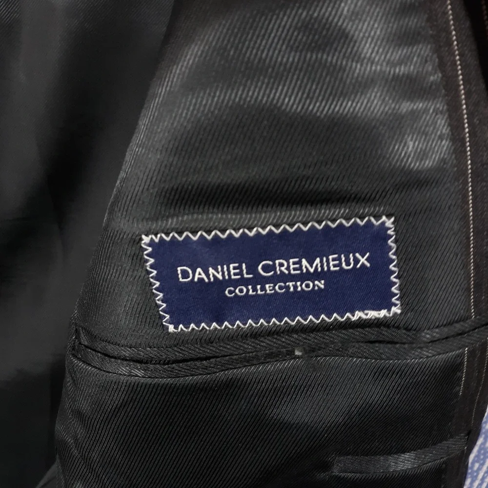 Daniel Cremieux Loro Piana Blazer Suit Jacket Mens Size 42 R Wool Black 3-Button